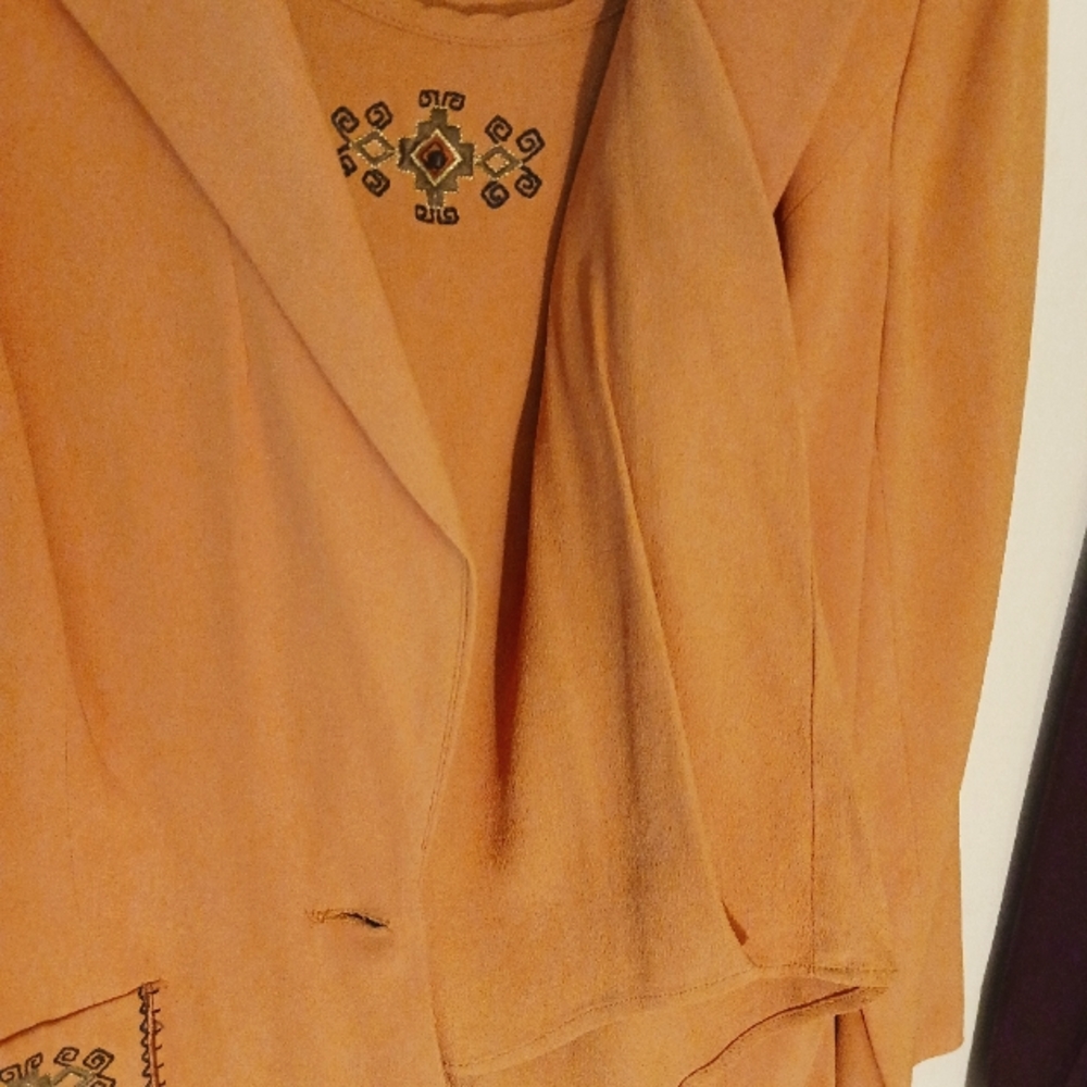 NINA K jacket and camisole top set.